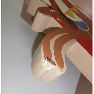 Набор подставок для книг в виде лошадок Bloomingville "Цирк Santos", 2 шт, красный (уцененный)